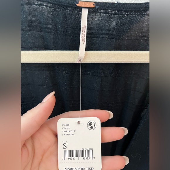 NWT Free People cap sleeve cotton lightweight dress size S - SOLD OUT - Picture 4 of 6